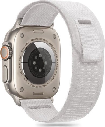 Attēls no Tech-Protect TECH-PROTECT NYLON STRIPE APPLE WATCH 6 / 7 / 8 / 9 / 10 / SE / ULTRA 1 / 2 (44 / 45 / 46 / 49 MM) CRAYON GREY
