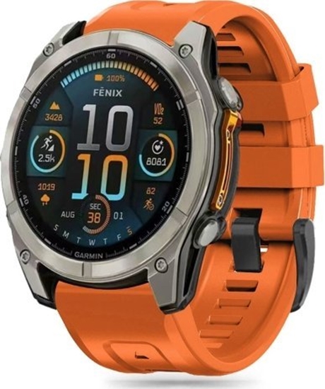 Picture of Tech-Protect TECH-PROTECT SILICONE GARMIN FENIX 5S / 5S PLUS / 6S / 6S PRO / 7S / 8 (43 MM) ORANGE