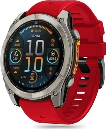 Attēls no Tech-Protect TECH-PROTECT SILICONE LINE GARMIN FENIX 5X / 5X PLUS / 6X / 6X PRO / 7X / 8 (51 MM) RED