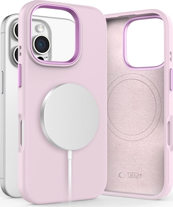 Attēls no Tech-Protect TECH-PROTECT SILICONE PURE MAGSAFE IPHONE 16 PRO PINK PEARL