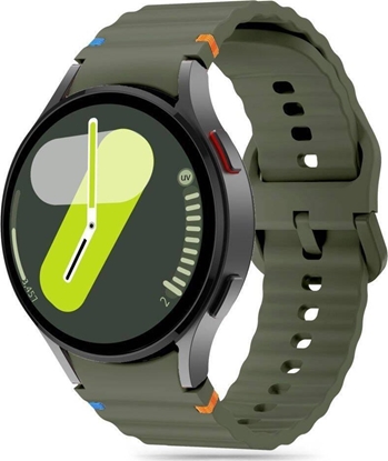 Picture of Tech-Protect TECH-PROTECT SILICONE SPORT SAMSUNG GALAXY WATCH 4 / 5 / 5 PRO / 6 / 7 / FE ARMY GREEN