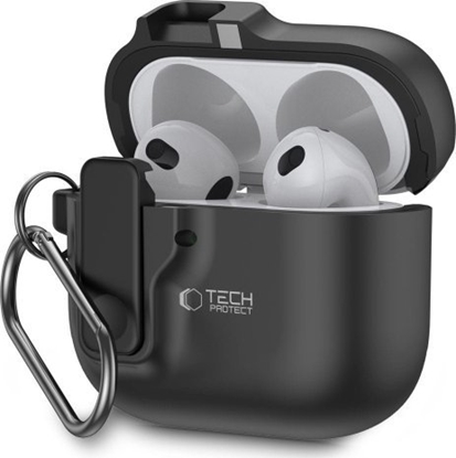 Attēls no Tech-Protect TECH-PROTECT SLIM HOOK APPLE AIRPODS 4 BLACK