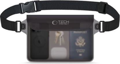 Picture of Tech-Protect TECH-PROTECT UWP10 UNIVERSAL WATERPROOF POUCH 10 INCH BLACK/CLEAR