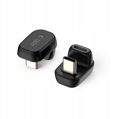 Attēls no Tech-Protect Tech-Protect Ultraboost AA04 USB-C Angled Adapter - Black