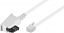 Изображение TecLine TAE F Connection Cable TAE F plug / RJ11 plug (6P4C), standard assignment, white, 3,0 m - 177288W