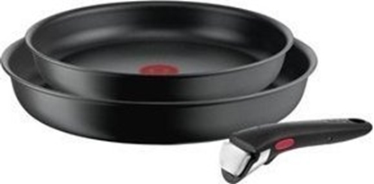Picture of TEFAL Frypan set L7649253 Ingenio Ultimate Frying, Diameter 24/28 cm, Suitable for induction hob, Removable handle, Black