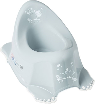 Picture of Tega Baby Nocnik antypolizgowy Sowa - szary (SO-001-106)