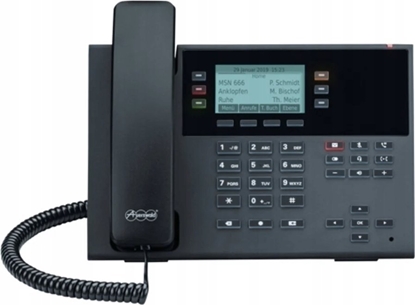 Picture of Telefon Auerswald D-210 czarny telefon 3-liniowy VoIP LCD