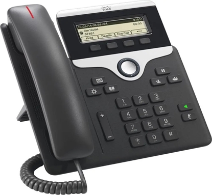 Picture of Telefon Cisco Cisco Third Party IP Phone CP-7811-3PCC-K9=: - SIP, SRTP, 0 Line Keys, Anthrazit - Unterstutzte Plattformen: Asterisk, Broadsoft, Centile, Metaswitch