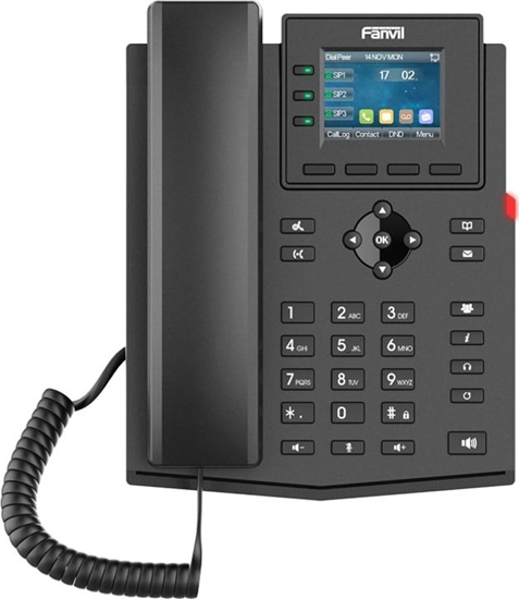 Picture of Telefon Fanvil Fanvil X303W telefon VoIP Czarny 4 linii LCD Wi-Fi