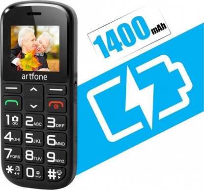 Изображение Telefon komórkowy Artfone Sponge CS182 Black