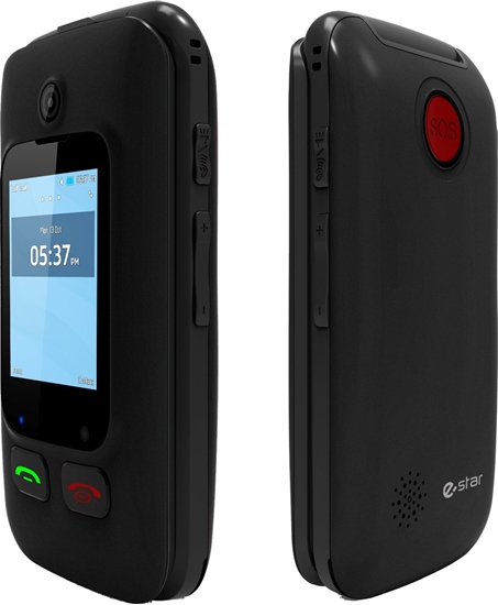 Picture of Telefon komórkowy Estar Digni Flip by eSTAR Clamshell Phone 2.4''+ 1.77" Juodas