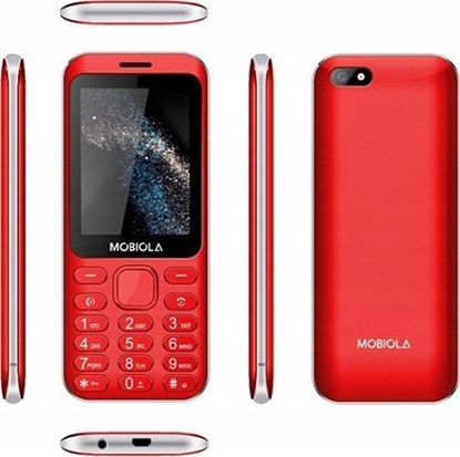 Изображение Telefon komórkowy Mobiola TELEFON GSM MOBIOLA MB3200i 2G CZERWONY TELEFON KLASYCZNY DLA SENIORA