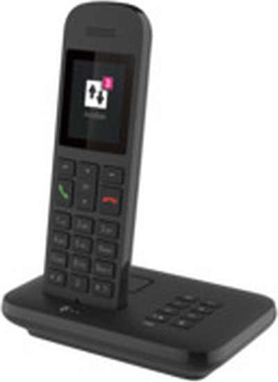 Picture of Telefon stacjonarny Telekom Telekom Sinus A12 schwarz m. Basis u. AB