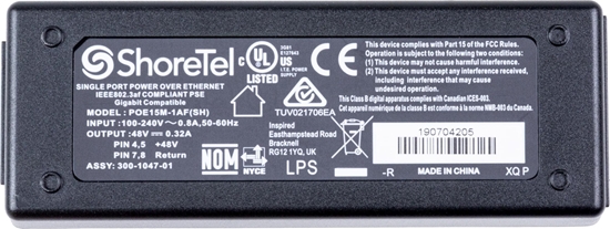 Picture of Telefon Mitel Mitel 802.3af POE Power Injector Universal