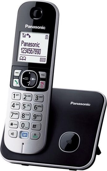 Изображение Panasonic | Cordless phone | KX-TG6811FXM | Built-in display | Caller ID | Metallic Grey