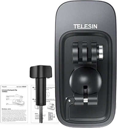 Attēls no Telesin Backpack clip mount Telesin for sports cameras (GP-JFM-009)