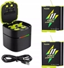 Picture of Telesin Szybka adowarka z dwoma akumulatorami do kamer GoPro 11, 10, 9 Black