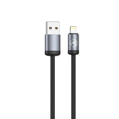 Attēls no Tellur Minimalist USB to Lightning Cable 3A 1m Black