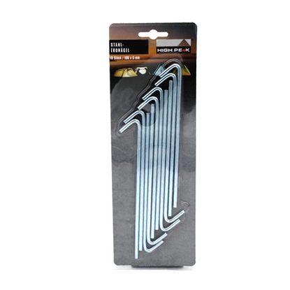 Изображение Telts mietiņi HighPeak, 10gab. metāla