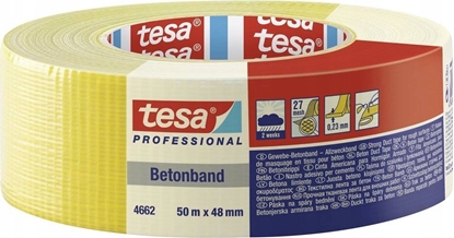 Picture of Tesa Duct Tape 50m x 18mm Prof.yellow 04662