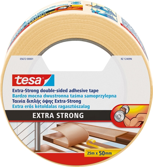 Picture of Tesa tama do wykadzin dwustronna 25m x 50mm mocna (05672-00001-11)
