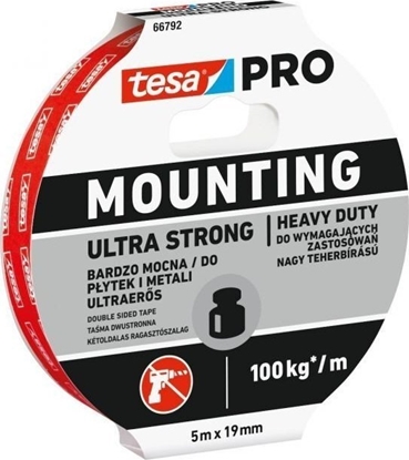 Picture of Tesa TAMA MONTA.DWUSTR.PIAN.5M:19MM PRO ULTRA STRONG