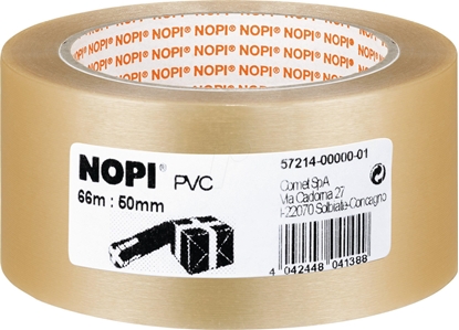 Picture of Tesa tesa NOPI Pack PVC geprägt 66m 50mm transparent
