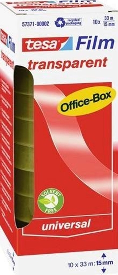 Picture of Tesa tesafilm Office Box 10 Rollen 33m 15mm transparent