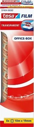 Picture of Tesa tesafilm Office Box 8 Rollen 10m 19mm transparent