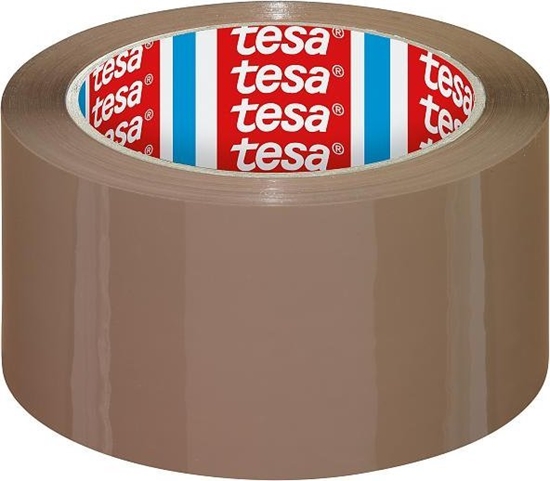 Picture of Tesa tesapack® packaging tape PP, 66m x 50mm, brown