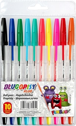 Attēls no Tetis Dugopisy fluo FUN&JOY 10 kolorów Titanum TARGI