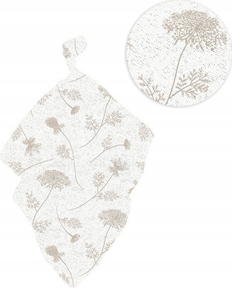 Picture of Texpol 90473-PIELUSZKA BAMBUSOWO-LNIANA AKARD 120X120 CM DZIKI KOPER