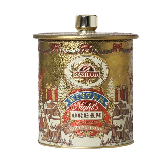 Picture of Tēja beramā melnā Basilur Winter Golden Hour 100g metāla