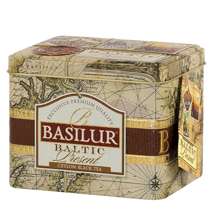Picture of Tēja melnā Basilur Present Baltic zemeņu 100g metāla