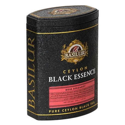 Picture of Tēja melnā Black Essence Rose Bergamo kārbā 100g