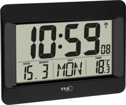 Picture of TFA 60.4519.01  Radio Controlled Clock with Temperature