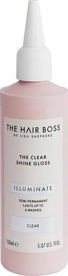 Picture of The Hair Boss THE HAIR BOSS_By Lisa Shepherd The Clear Shine Gloss uniwersalny, bezbarwny wzmacniacz i rozwietlacz koloru 150ml