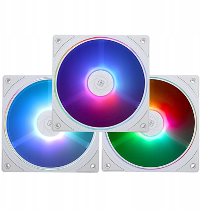 Изображение Thermalright TL-S12W-S X3 PWM ARGB Baltas 3vnt. (120mm) (Balti) Ventiliatoriai