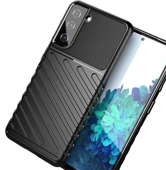 Picture of Thunder Case etui Samsung Galaxy S23+ silikonowy pancerny pokrowiec czarne