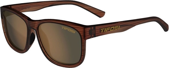 Изображение TIFOSI Okulary TIFOSI SWANK XL POLARIZED woodgrain (1 szko Brown 15,4% transmisja wiata) (NEW)