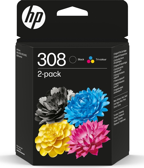 Изображение Tinte kasete HP 308 Black/Colour Combo 2 pack