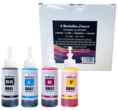 Attēls no Tintes kārtridžs GenerInk Epson Ecotank 664 C13T664640 komplekts