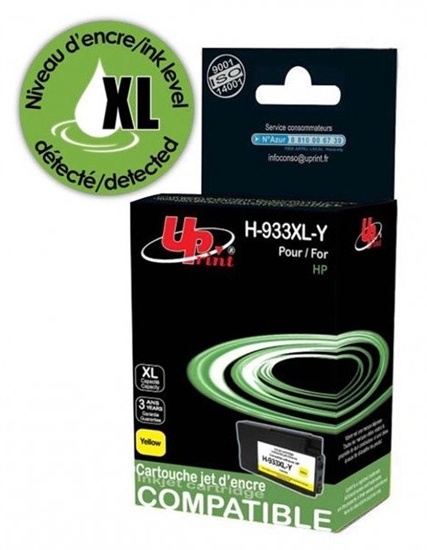 Изображение Tintes kārtridžs UPrint HP 933XL Yellow