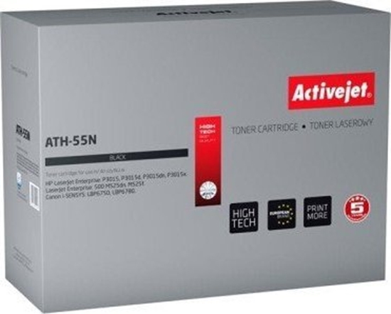 Picture of Toner Activejet Toner Activejet ATH-55N (HP 55A/Canon CRG-724 CE255A) supreme 6000str. czarny