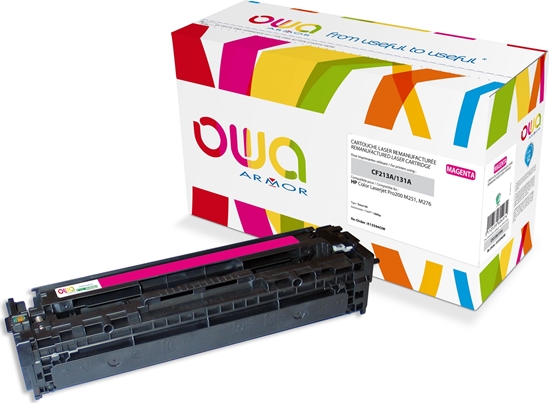 Изображение Toner Armor Toner OWA Armor do HP Color Laserjet Pro 200 M251, M276, 1800 stron, CF213A, czerwona/magenta