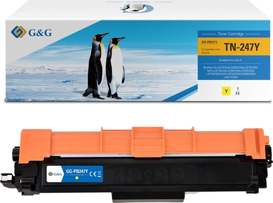 Picture of Toner G&G G&G kompatybilny toner z Brother TN247Y, NT-PB247Y, yellow, 2300s