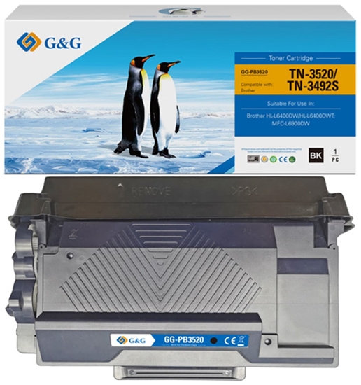 Изображение Toner G&G G&G kompatybilny toner z Brother TN3520, NT-PB3520, black, 20000s