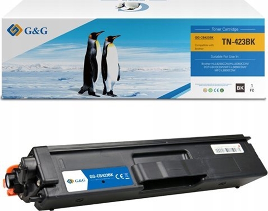 Picture of Toner G&G G&G kompatybilny toner z Brother TN423BK, NT-CB423BK, black, 6500s