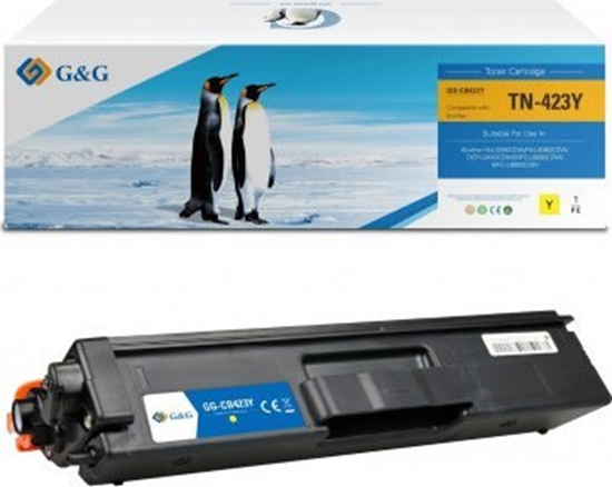Picture of Toner G&G G&G kompatybilny toner z Brother TN423Y, NT-CB423Y, yellow, 4000s